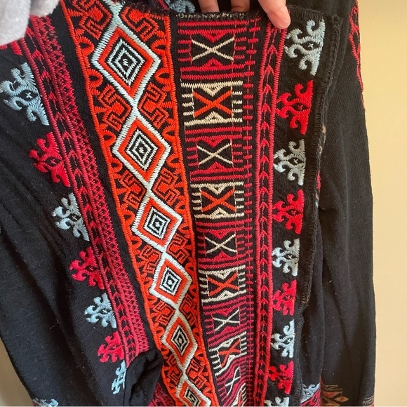 Johnny Was Biya Embroidered Cardigan Tie Back - Picture 7 of 9